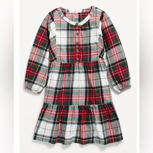 Old Navy Plaid Kids Dress - Red, Green, White